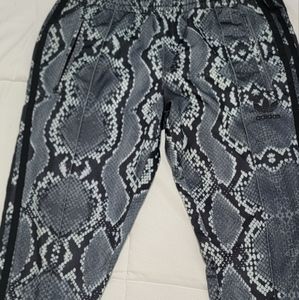 Adidas with 3 stripes track pants